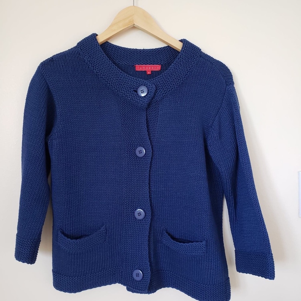 Blue Cardigan